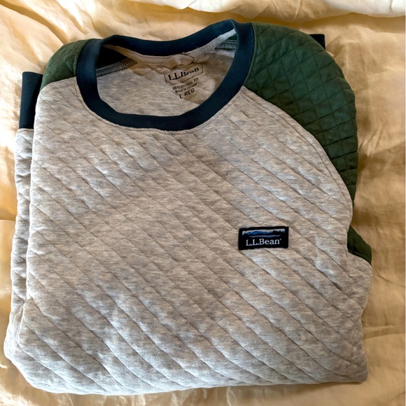 Quilted LL Bean sweater - Picture 2 of 6